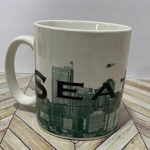 Starbucks Seattle Skyline Series One Mug 2005 16 oz Discontinued City Coffee Cup